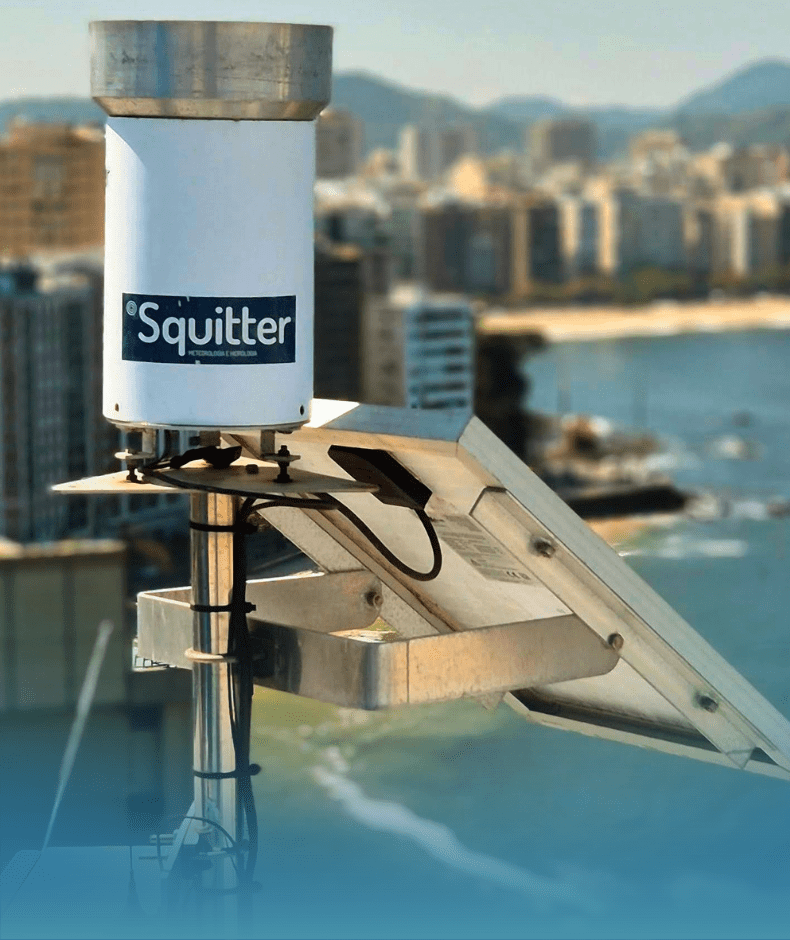 Pluviômetros Squitter